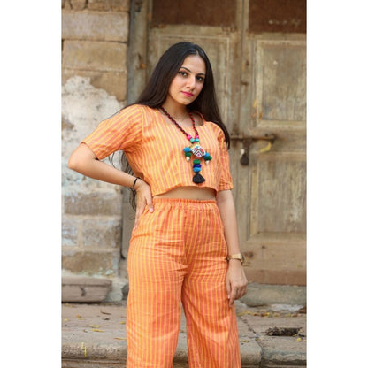 Dhara Khadi Top And Pant