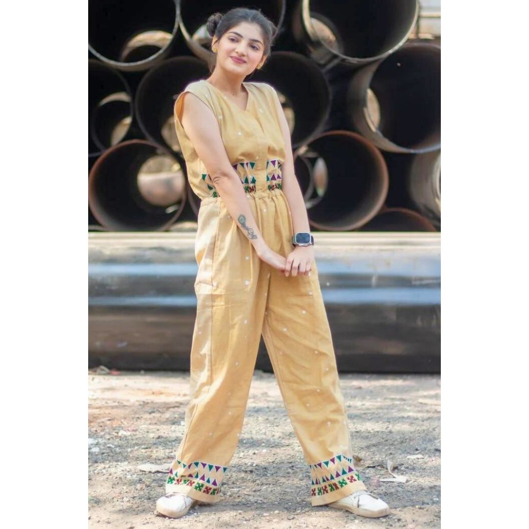 Kani Khadi Batik Jumpsuit