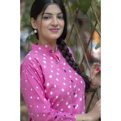 Sitara Khadi Bandhani Kurti