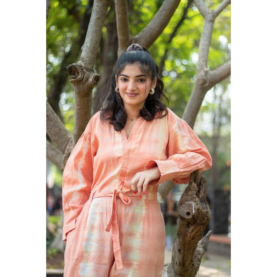 Kani Khadi Tie And Dye Jumpsuit